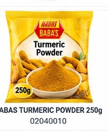 BABAS TURMERIC POWDER 250g