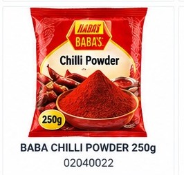 BABA CHILLI POWDER 250g