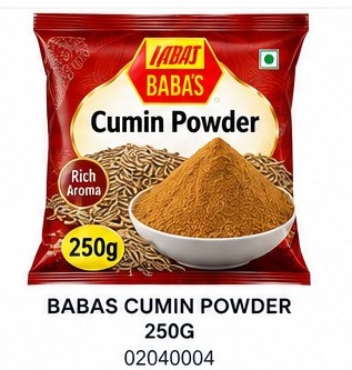 BABAS  CUMIN POWDER 250G