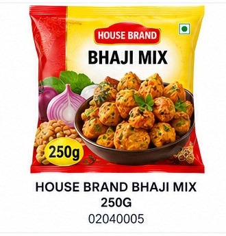 House Brand BHAJI MIX 250G