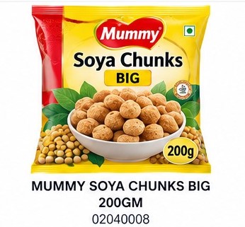 MUMMY SOYA CHUNKS BIG 200GM