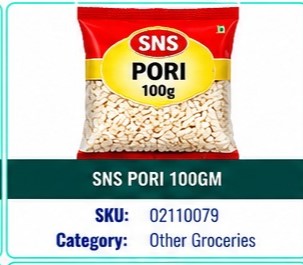 SNS PORI 100GM