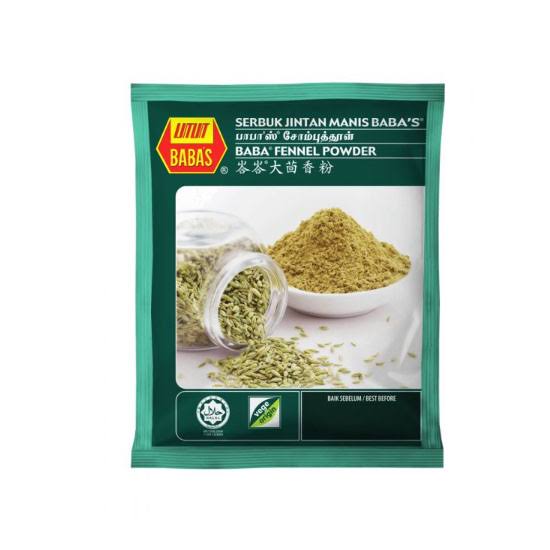 BABAS FENNEL POWDER250GM