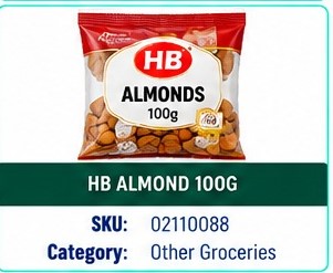 HB ALMOND 100G