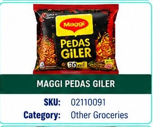 Maggi Pedas Giler