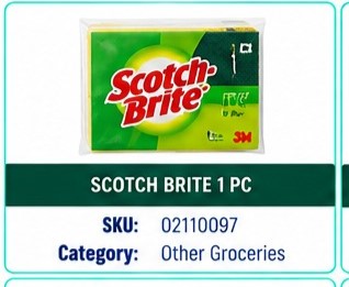 SCOTCH BRITE 1 PC