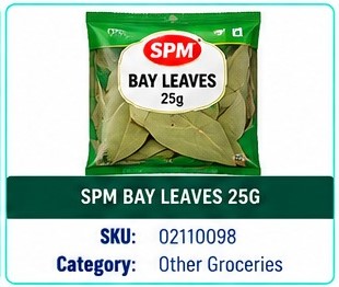SPM BAY LEAVES 25G