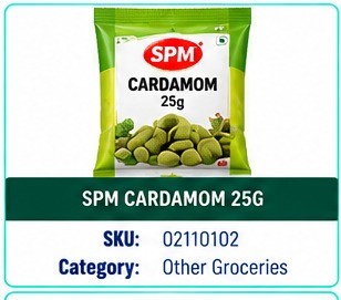 SPM CARDAMOM 25G