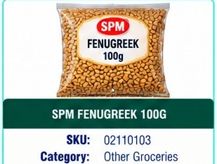 SPM FENUGREEK 100G