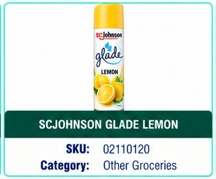 SCJOHNSON GLADE LEMON