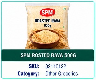 SPM ROSTED RAVA 500G