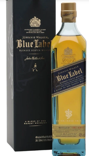 JOHNNIE WALKER BLUE LABEL NEW 750ML WHISKY