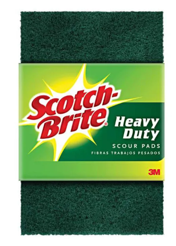 SCOTCH BRITE SCRUB W GREEN PAD