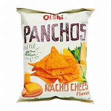OISHI PANCHOS  NACHO CHEESE 85G