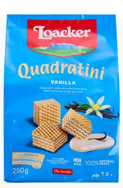 LOACKER  VANNILA 125G
