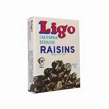 LIGO CALIFORNIA SEEDLESS RAISINS 30G ( BLACK )