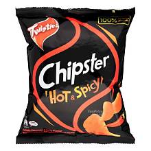 CHIPSTER TWISTIES HOT SPICY 60GM