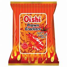 oishi crackers sweet hot 90g