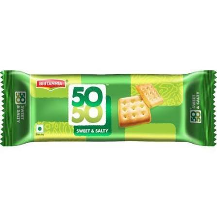 BRITANNIA 50-50 CRACKERS 62G