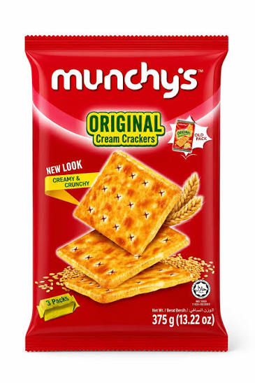 MUNCHY'S ORIGINAL CREAM CRACKERS 375 GMS