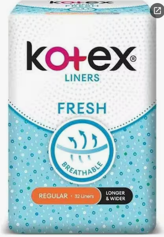 KOTEX LINERS DAILY FRESH 32LINERS