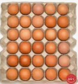 E5 PACKED SMALL BROWN EGG 30'S