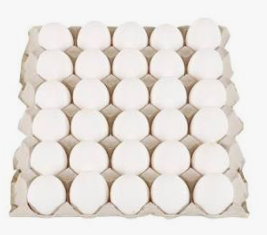 C3 MEDIUM WHITE SHELL EGG 30'S