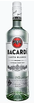 BACARDI CARTA BLANCA RUM 750ML