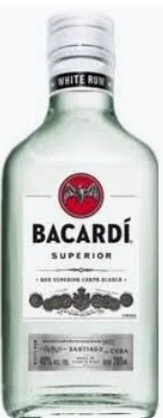 BACARDI SUPERIOR WHITE RUM 200ML