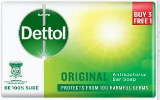 DETTOL SOAP ORIGINAL (4 PCS/100G)