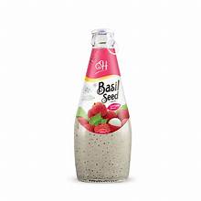PRAN BASIL SEED DRINK LYCHEE FLOVOUR 290ml